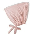 thumbnail image 1 of Pure silk cotton adjustable hair hiding hood cap elastic strap base small hat, 1 of 10