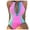 Glisme126-Pink, variant on One Piece Swimsuit Women Plunging V Neck Bathing Suit High Cut Swimwear Fashion Beachwear Black