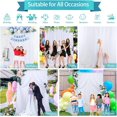 thumbnail image 4 of 5 X 7FT White Backdrop Curtain, 3 Layers High-Density Party Backdrop Curtain Panels Stage, Photo Backdrop, 4 of 5
