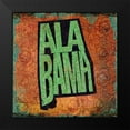 thumbnail image 2 of Alabama 20x20 Black Modern Framed Museum Art Print Titled - Art Licensing Studio, 2 of 5
