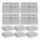 thumbnail image 1 of unbranded 10Ud Guías Y Topes Para Puertas De Ducha De Vidrio Deslizantes Color Gris Para Hogar, 1 of 8