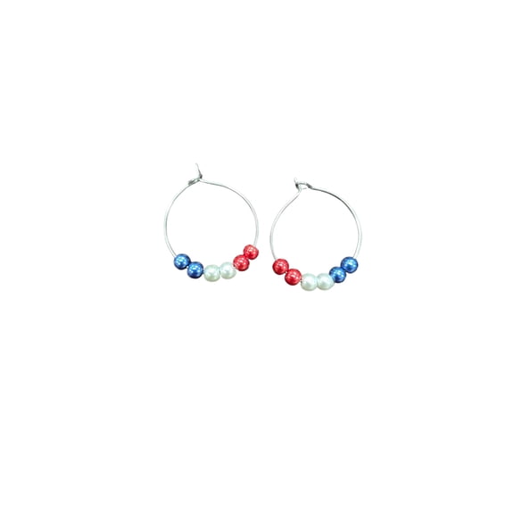 Patriotic Red, White Blue Jewelry | Earrings, Bracelets Sets