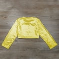 thumbnail image 4 of WOYY Tween Girls Sequin Crop Top Long Sleeve Crewneck T-Shirt Shiny Dance Performance, 4 of 6