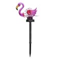 thumbnail image 2 of Solar Outdoor Lamp Flamingo Courtyard Light Rosy 44X8.5Cm Garden Decoration 1Pc, 2 of 4