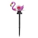 thumbnail image 2 of Solar Outdoor Lamp Flamingo Courtyard Light Rosy 44X8.5Cm Garden Decoration 1Pc, 2 of 4