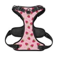 thumbnail image 4 of Kdxio Strawberries Print No Pull Dog Harness Adjustable Reflective Oxford Easy Control Medium Large Dog Harness for Training and Everyday-Small, 4 of 8