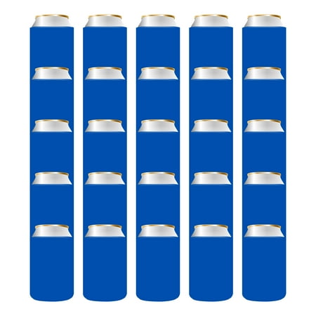 

QualityPerfection Foam Can Cooler Sleeves Insulated 12oz Can Holder Set of 25