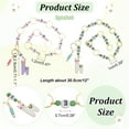 thumbnail image 2 of 2 Pcs 2 Colors Alpaca Pendant Knitting Row Counter Chains Acrylic 0-9 Number Row Counter Chains Glass Beaded Row Counting Accessories for Knitting Crochet Tracking Project Progress, 2 of 6