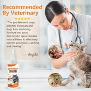 Cat Spray Deterrent, 120ml Anti Scratch Cat Training Spray, Indoor & Outdoor Use