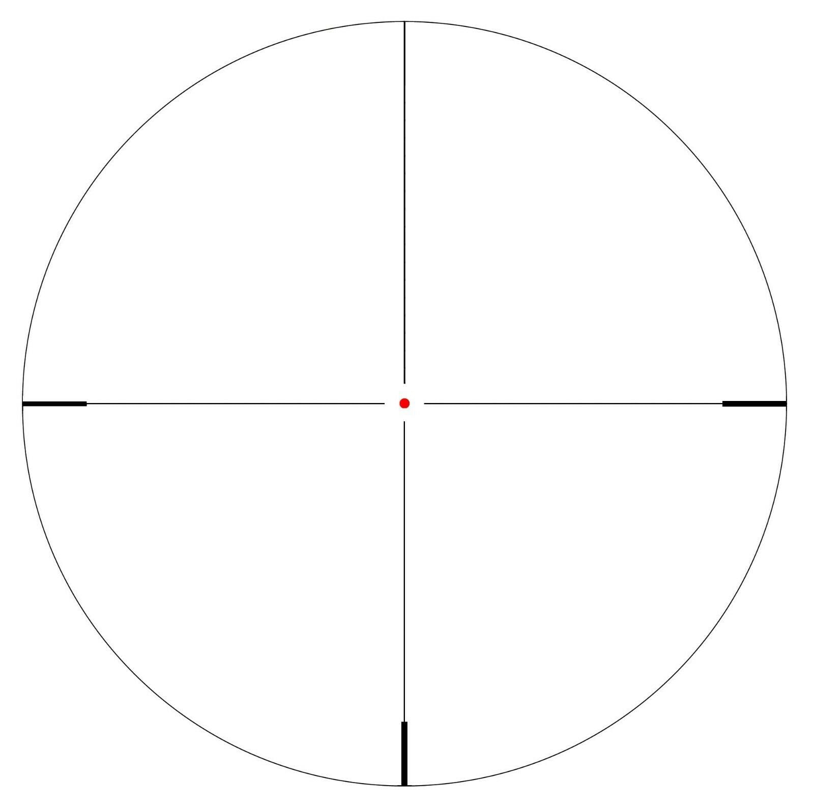 Hammers Low Light Varmint Hunt 1-5x24 Rifle Scope with Dot Reticle 30mm Weaver Ring
