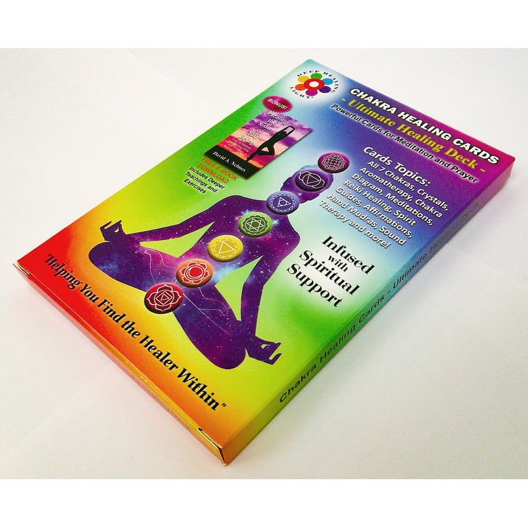 Chakra Healing Cards Deck: Energy Balance, Meditations