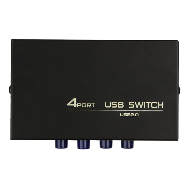 4 puertos USB 2.0 Sharing Switch Switcher Adapter Box para impresora de escáner de PC Hugtrwg Nuevos Originales
