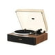 thumbnail image 1 of Syitren Paron Tocadiscos Tocadiscos Vintage para Discos de Vinilo con Altavoces Integrados Bluetooth Fonógrafo Retro Madera Nogal, 1 of 5