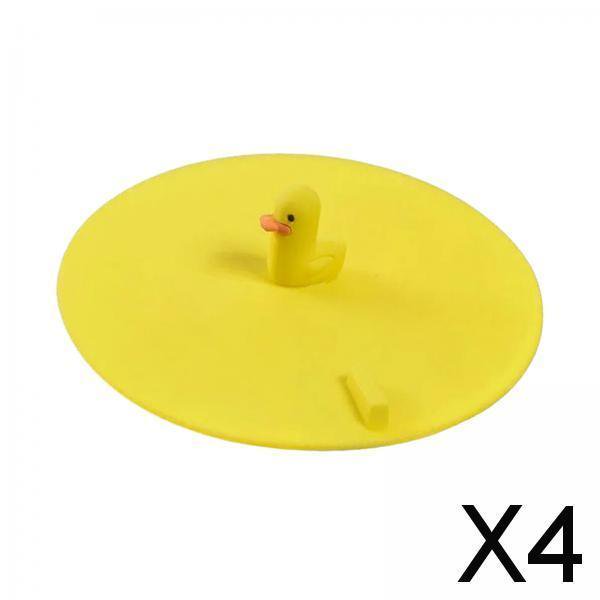 4x Tapones para Bañera, Cubierta de Drenaje de Ducha, Tapón de Drenaje Flexible, Tapón de Drenaje para Bañera, para Ducha de Hotel, Baño Doméstico, 5, 4 piezas