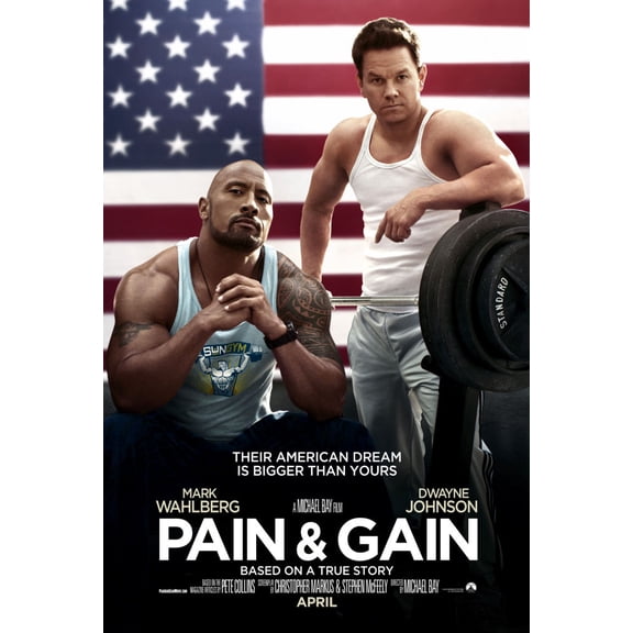 Pain And Gain Movie Poster 16x24 Poster Medium Art Poster 16x24 Unframed, Age: Adults, Rectangle Western Graphic