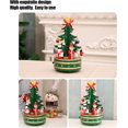 thumbnail image 2 of Caja de música navideña, caja de música de madera, accesorios giratorios para decoración de árboles de Navidad (verde) Rojo Verde Cocina, Decoración y Otros, 2 of 5