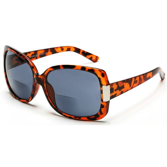 Women's BiFocal Sun Readers Sunglasses Jackie O Tortoise - 3 / Tortoise