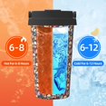 thumbnail image 5 of Uemuo rock record music Skull Print Carry Insulated Coffee Mug, Travel Mug with Hidden Handle, Insulated Coffee Flask, Leak-proof Travel Mug Insulated Mug for Office, 5 of 8