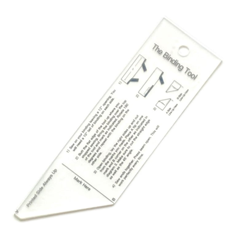 Quilt Binding Tool Temple Handy Quilting Tools Rulers for Quilting 
