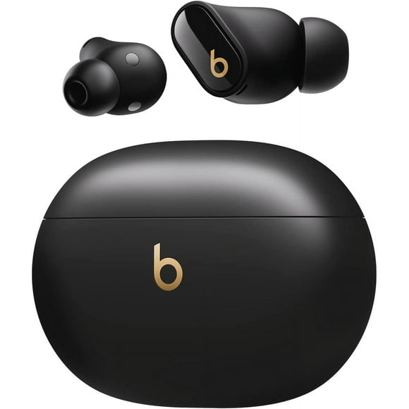 Restored Beats Studio Buds + True Wireless Noise Cancelling Earbuds - Enhanced Apple & Android Compatibility, Built-in Microphone, Sweat Resistant Bluetooth Headphones, Spatial Audio - Black