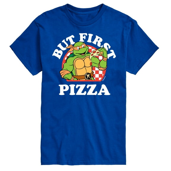 Teenage Mutant Ninja Turtles - But First Pizza - Men's Short Sleeve Graphic T-Shirt
