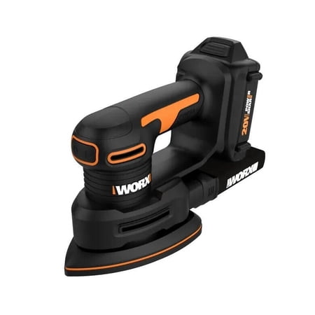 UPC: 0845534022001 | Worx 2027368 Cordless 20V Detail Sander Kit – Battery & Charger