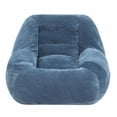 thumbnail image 4 of Sofá de espuma de algodón con tejido de cordón para sala de estar, dormitorio y cuarto de estudiantes, sofá mini acogedor y suave como una nube, azul, 4 of 5