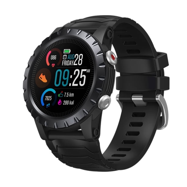 Cateissary Reloj inteligente Zeblaze, frecuencia cardíaca, oxígeno en sangre, Selfie, Control remoto, seguimiento del sueño, pantalla táctil, GPS, Electrónica Negro