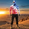 thumbnail image 5 of Sun Protection Shirts for Men with Mask Upf 50+ Performance Fishing Hoodie Shirt Lightweight Quick Dry Rash Guard, 5 of 9
