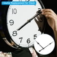 thumbnail image 5 of Uxcell Clock Hands Kit, 12 Set Clock Mechanism Movement Aluminum Wall Clock Hands Parts Replacement, Black, A24, 5 of 6