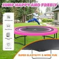thumbnail image 7 of Allviate Trampoline 8FT 10FT 12FT 14FT 16FT, Recreational Trampolines with Enclosure Net and Ladder, Outdoor Anti-Rust Trampolines for Kids and Adults, 7 of 7