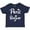 Navy Blue, variant on Inktastic Paris Bonjour with Hearts in White Text Boys or Girls Toddler T-Shirt