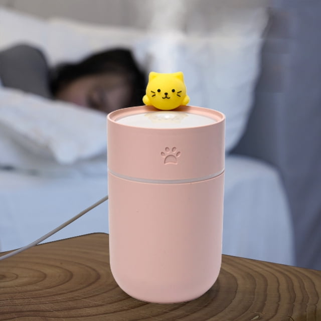 SuoKom Cute Mini Humidifier- Mini Cool Mist Humidifier for Kids Bedroom, Small Humidifier for Desk & Plants & Office with Usb,Quiet
