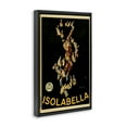 thumbnail image 3 of Stupell Industries Art Deco Isolabella Vintage Ad Black Floating Frame Canvas Art, 17 x 25, by Vintage Poster, 3 of 8