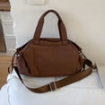 thumbnail image 4 of Canvas Tote Bag Women's Shoulder Crossbody Bag Drawstring Closure 38x23x18 cm Casual Handbag, 4 of 8