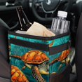 thumbnail image 6 of Turtle Foldable Car Trash Can with Lid, Leak-proof Hanging Storage Bag - Trash Can for Car, Car Garbage Can, 6 of 6