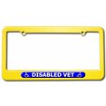 thumbnail image 1 of Disabled Vet, Handicapped Veteran License Plate Tag Frame, Multiple Colors, 1 of 1