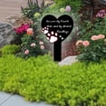 thumbnail image 2 of Marcador de tumbas en forma de corazón, estaca conmemorativa de cementerio, señal de recuerdo de jardín, placa conmemorativa de tumba para césped al, 2 of 7
