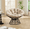 Beige, variant on Ergonomic Swivel Papasan Chair Thick Cushion 360° Indoor Outdoor