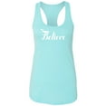 thumbnail image 1 of Believe Racerback Tank, 1 of 3