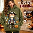 thumbnail image 2 of Aihuaihua Christmas Pet Pouch Hoodie, Fleece Cat Pouch Hoodie Unisex Christmas Sweatshirt Oversized Dog Cat Holder Carrier Front Large Pouch Pullover Top Christmas Gift for Women Men, 2 of 7