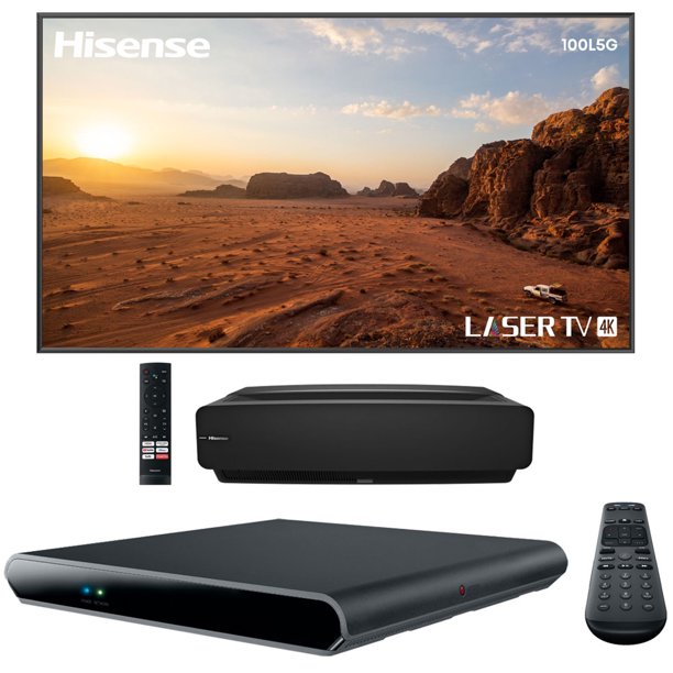 Hisense 100L5GCINE100A 100" 4K UltraShortThrow LASER TV & 100'' ALR