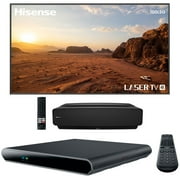 Hisense 100L5G-CINE100A 100" 4K Ultra-Short-Throw LASER TV & 100'' ALR Cinema Screen Cord Cutting Bundle with DIRECTV Stream Device Quad-Core 4K Android TV Wireless Streaming Media Player