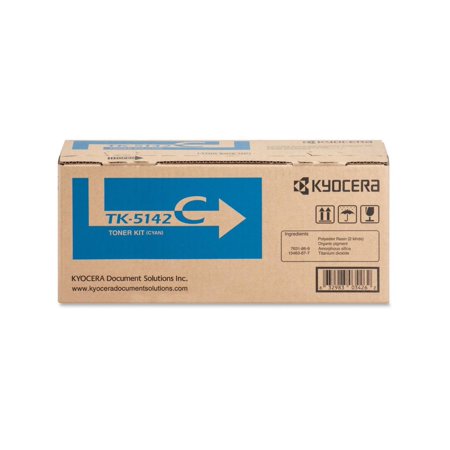 UPC: 0632983034262 | Cyan Toner Cartridge for Kyocera TK-5142C ECOSYS M6530cdn  ECOSYS P6130cdn  Genuine Kyocera Brand