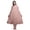 Peach3, variant on Bimba Light Pink5 Floral Anemone & Periwinkle Mid Calf Nightwear Ladies Cotton Printed Sleeveless Night Gown Maxi Dress Medium