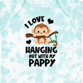 thumbnail image 4 of Inktastic Monkey I Love Hanging out with My Pappy Boys or Girls Baby Bodysuit, 4 of 5