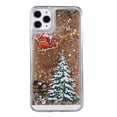 thumbnail image 3 of Funda de teléfono de Feliz Navidad para iPhone, carcasa trasera con purpurina, arena movediza dinámica, 15, 14, 12, 11, 13 Pro Max, 11Pro, 3 of 5