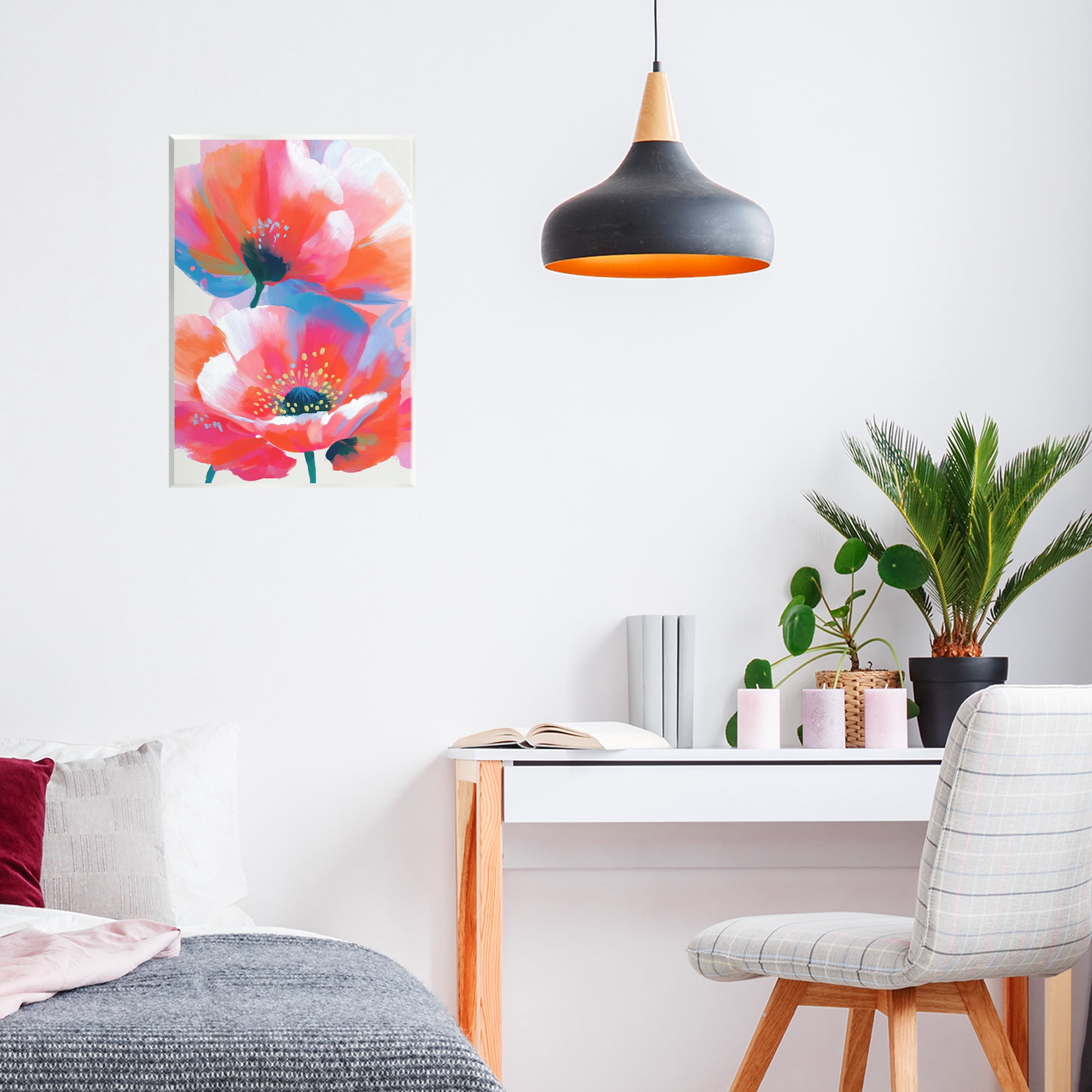 Stupell Industries Poppies in Soft Light Wall Plaque Art, design by Chromatic Storm Studio
