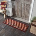 thumbnail image 3 of VHC Brands Patriotic Stripes Coir Welcome Rug Rect 17x48, 3 of 5