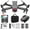 Black_Free Size, variant on Gnmfd Drone with Dual 4K FPV Camera for Adults and Beginners, Foldable RC Quadcopter with Altitude Hold, Headless Mode, Trajectory Flight, WiFi APP Control, DJI Mini 3 Pro Camera Drones